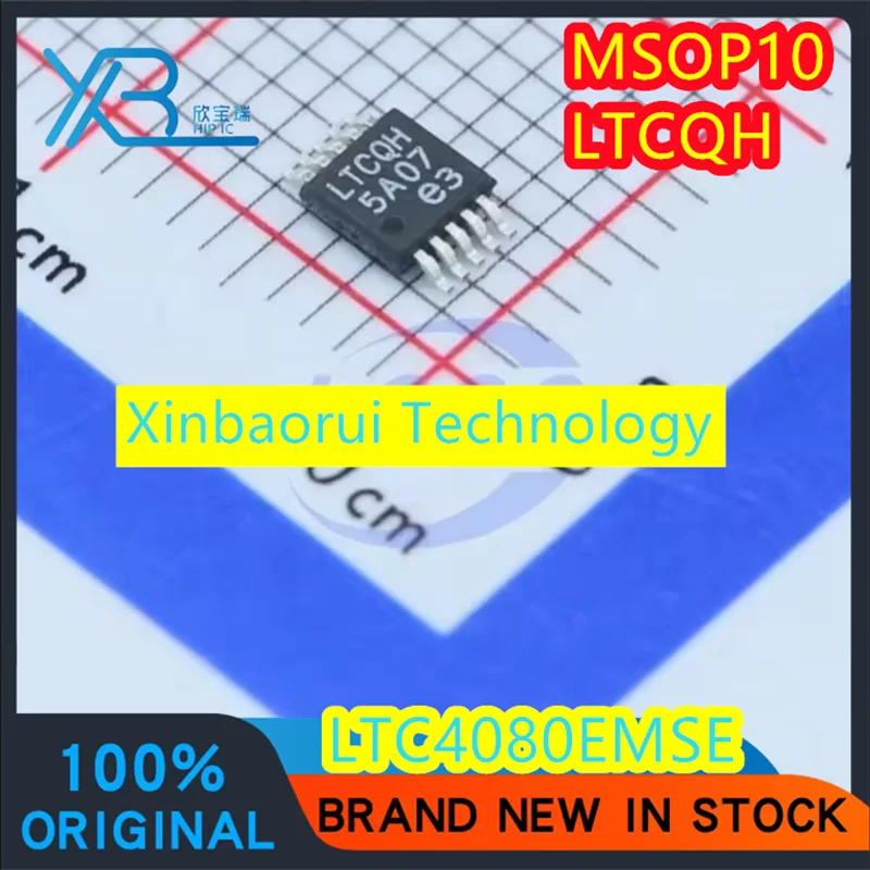 (2/10pieces) LTC4080EMSE LTC4080 Parts Mark LTCQH MSOP10 Battery Management Chip IC 100% Brand New Original Consumer Electronic