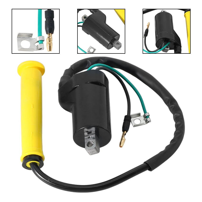 High Voltage Pack Ignition Coil For Honda NX650 Dominator 650 NX500 Dominator 500 XR400R TRX400 TRX400X OEM:30700-KCZ-000 view 2