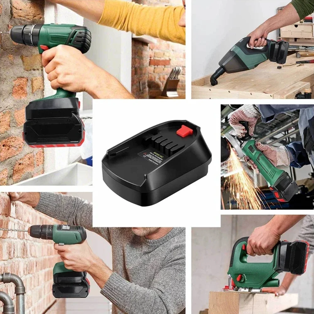 NOWY Adapter Konwerter DM18BSC Do Akumulatorów Litowo-jonowych Dewalt i Milwaukee do Domowych Elektrycznych Narzędzi Litowych Zamiennik Wszystkich 18V 20V — zdjęcie produktu 6