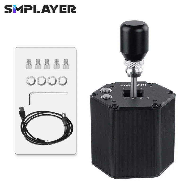 

Simplayer SIMSONN H-PRO 6+R Racing Shifter SIM Shifter H Shifter for Logitech G27 Simagic Thrustmaster T300