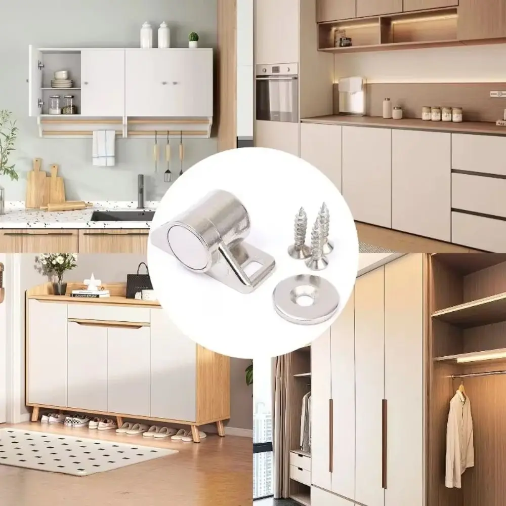 

Strong Magnetic Magnetic Catches Cassette Magnetic Zinc Alloy Drill-free Buckle Hardware Suction Handle Magnetic Suction Lock