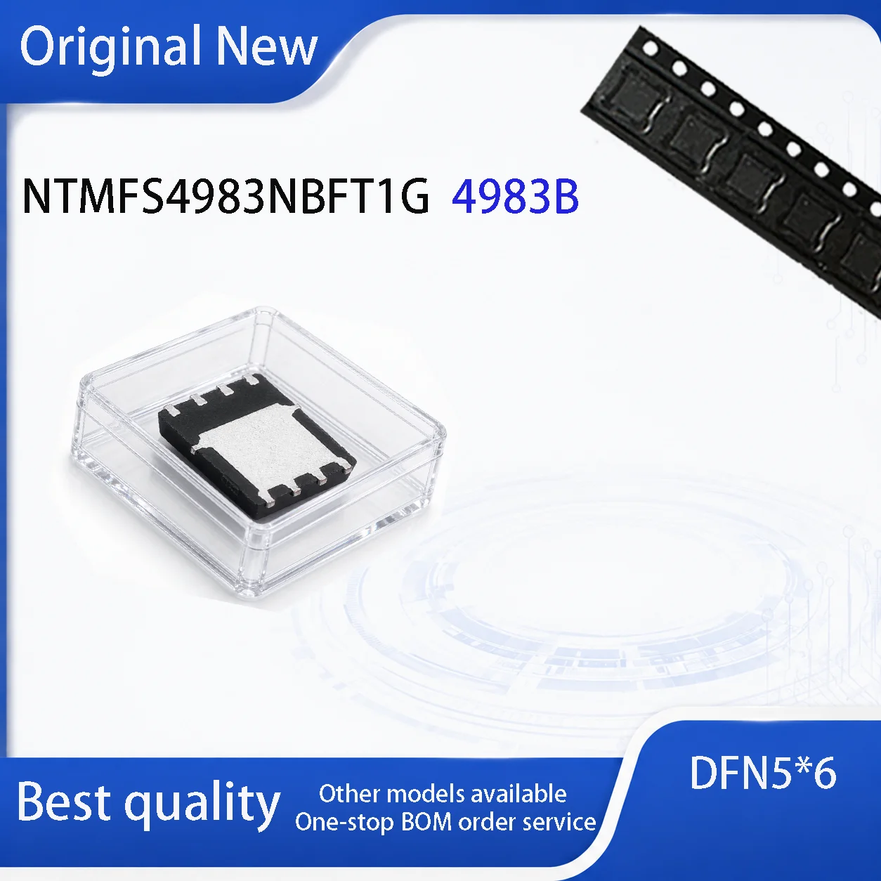 (5-50 PCS)New NTMFS4983NBFT1G Top Mark 4983B QFN MOSFET IC Chip electronic