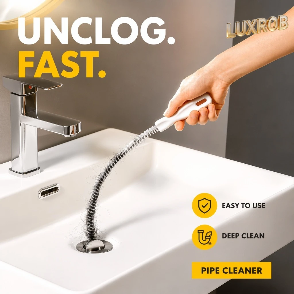 1-10pcs Sink Drain Cleaning Brush, Drain Clog Remover, Bendable Sink Overflow Sewer Drain Brush For Bathroom Kitchen