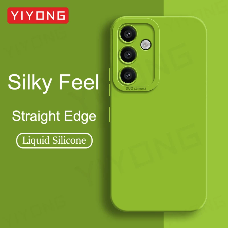 A54 A55 A56 Case YIYONG Silky Liquid Silicone Soft Cover For Samsung Galaxy A56 A55 A54 A53 A52 A52s 5G A 56 55 54 Phone Cases