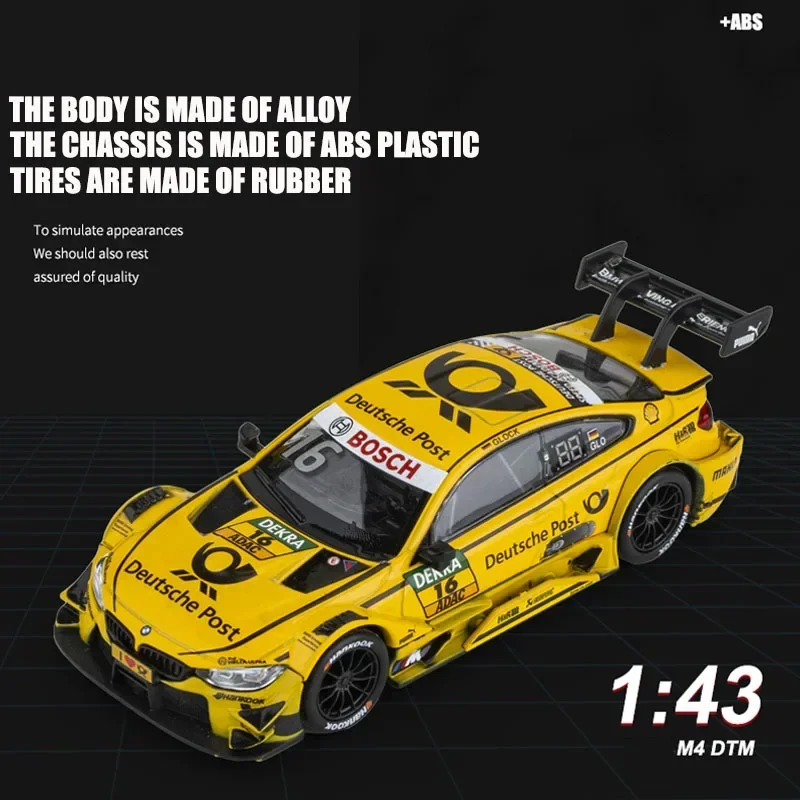 1:43 BMW-M4 نموذج سيارة سبيكة سيارة يموت الصب سيارات لعبة نموذج ألعاب أطفال المقتنيات شحن مجاني