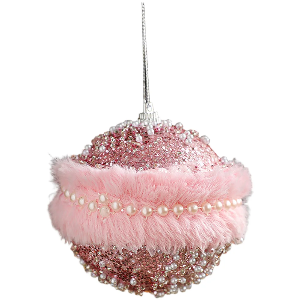 

Blossom foam ball Christmas ornament for holiday tree wreath decoration and DIY seasonal party projects with lightweight feel