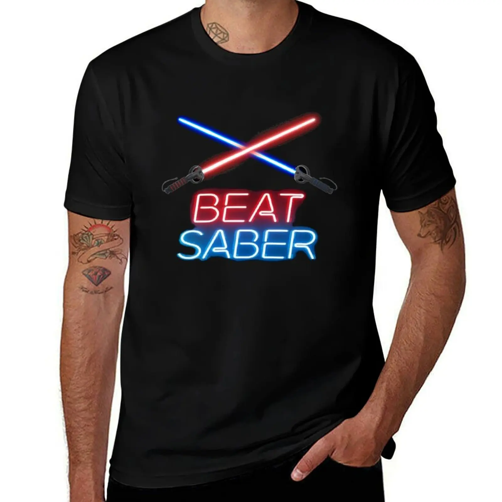 Beat Saber2 T-Shirt Outdoor Sports Short Sleeve Top