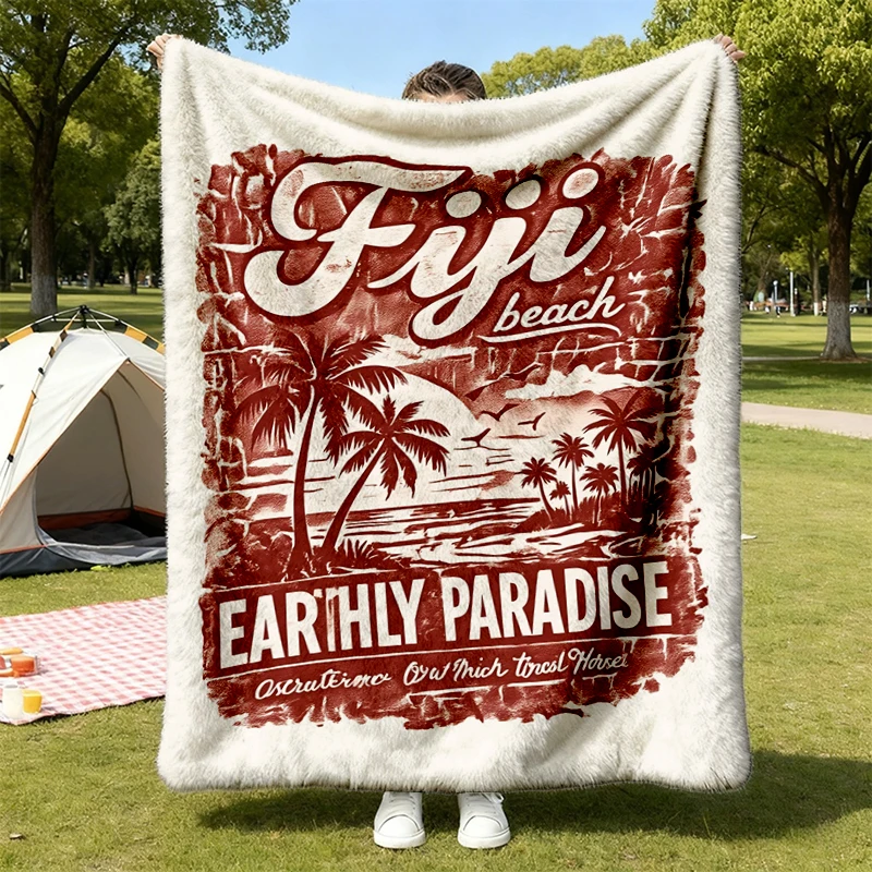 Carry the feeling of Fiji with you always and enjoy every summer beach Warm Blanket day - a true island paradise feeling