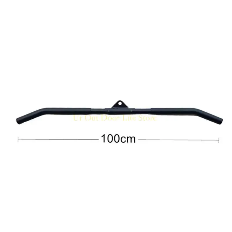 77UF Body Sculpting Gym Attachments Tool Removable Lats Pulldown Bar with Ergonomic Handle
