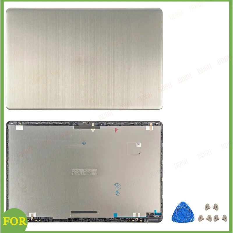 NEW Metal Case For ASUS VivoBook S510U A510 A510U X510 F510U S510 F510 LCD Back Cover Hinges Laptop Housing Case replace GOLD
