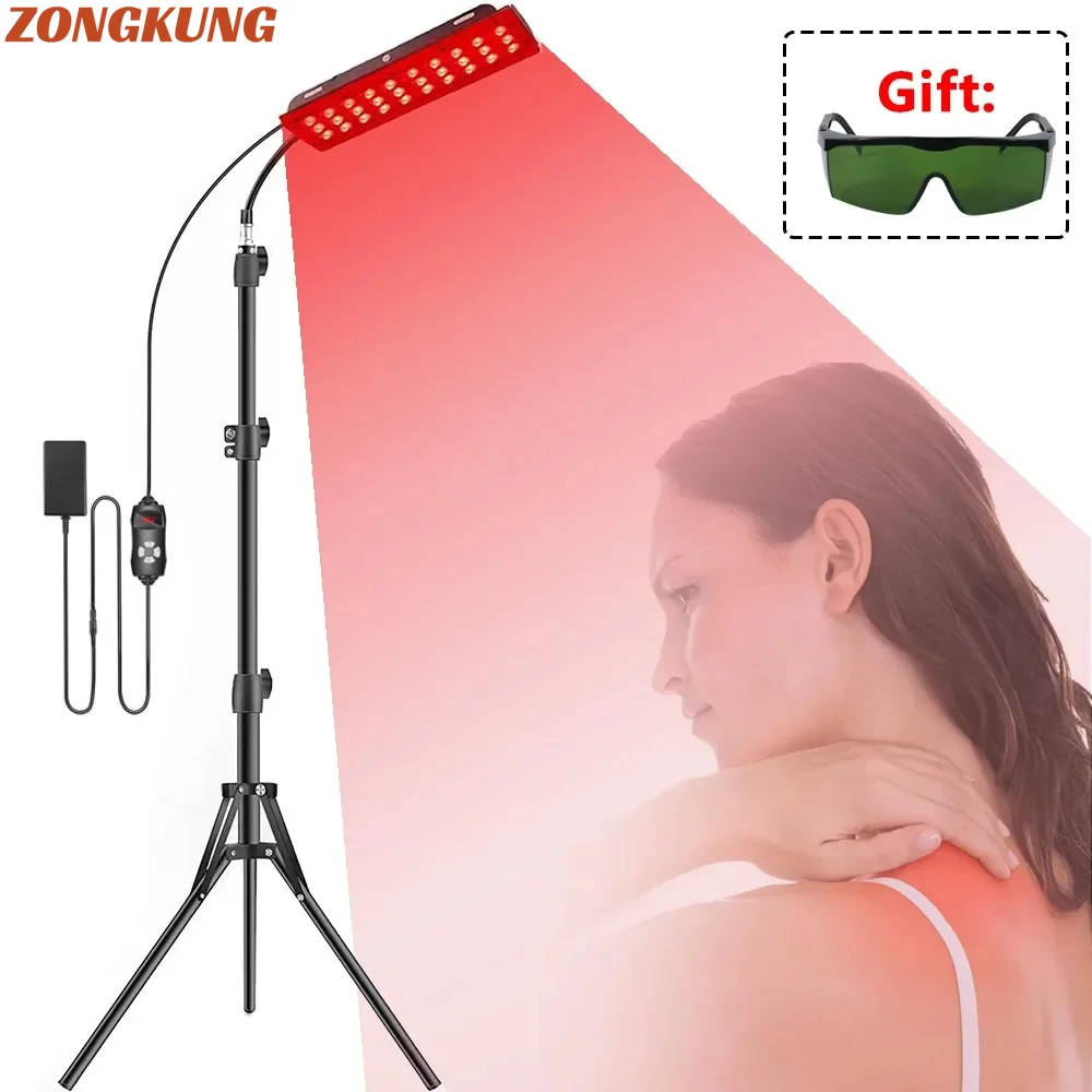 Lampada da pannello a luce rossa 660nm e 850nm lunghezze d'onda lampada a infrarossi di bellezza per alleviare l'affaticamento del corpo ottimizza i gadget per la salute Dropshipping