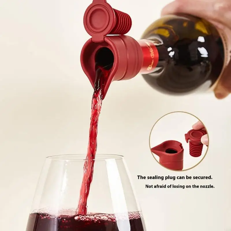 Leak Proof Wine Bottle Seal Multicolored Silicone Stoppers Preserve Flavor Suitable For Opened Wine Storage Pubs Home Y5GB