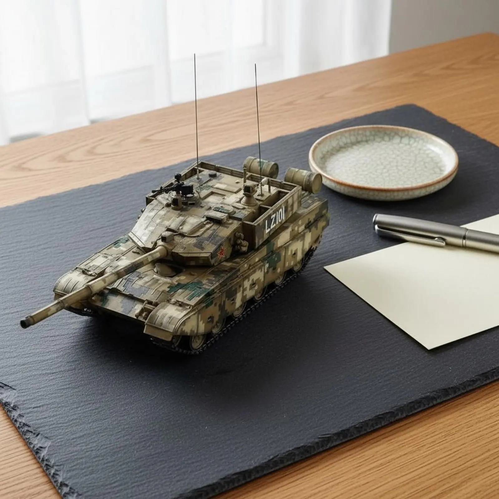

ZTZ-99A Armored Vehicle Model Detailed Paint 1:72 Armored Vehicle Model for Collection