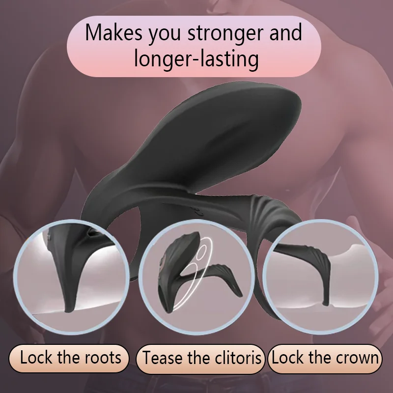 ワイヤレスリモコン付きダブルバイブレーターマッサージャーマッサージ遅延刺激経口男性用