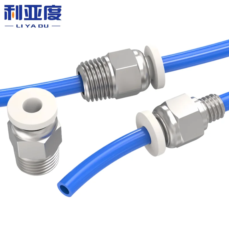 PC6-01 PC4-01 PC4-M6 Encaixe pneumático para impressora 3D Push to Connect Acoplador para tubo Bowden de 1,75 mm |   Hotend E3D V6 e rosca M4