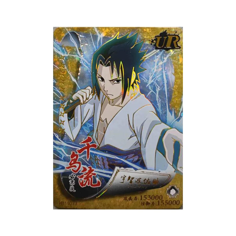 Anime NARUTO Rare UR Refraction Foil Fuu Kimimaro Senju Tobirama Uchiha Fugaku Toys for boys Collectible Cards Birthday Present