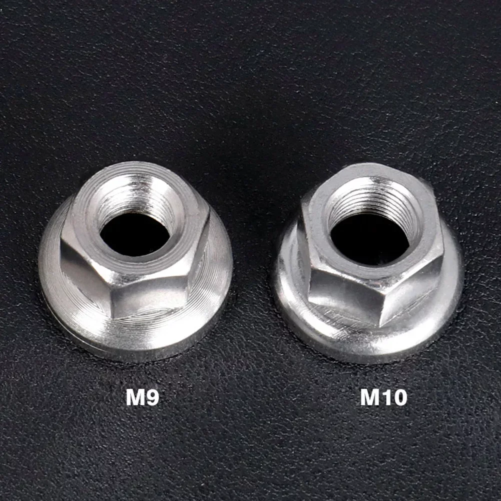 SPORTFUNSF 2Pcs Axle Track Nuts Anti-skid Bicycle Bike Cycle M9/M10 Stainless Steel Tool Wheel Practical Durable Hot Sale