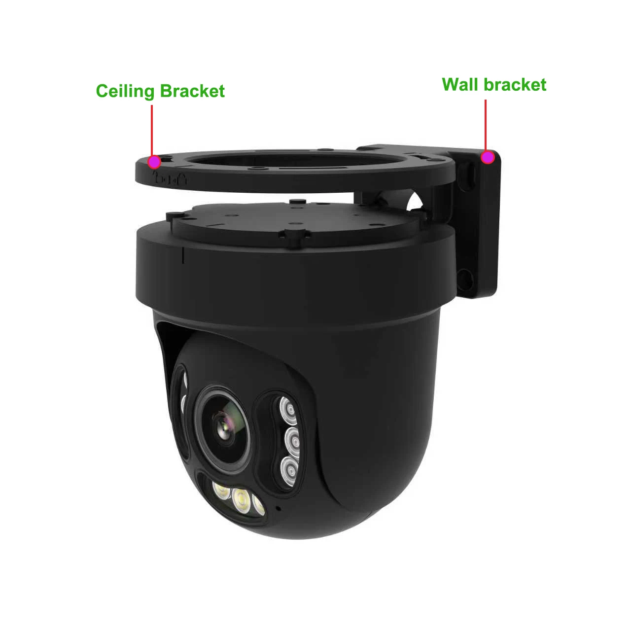 كاميرا HiEasy 30X ZOOM 4K 8MP 30fps POE كاميرا IP للتتبع التلقائي PTZ Speed Dome IP كاميرا خارجية ONVIF RTMP بطاقة SD P2P Hikvision #4