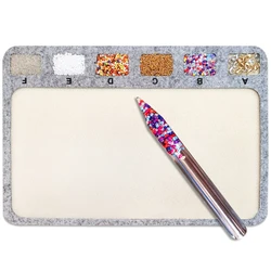 XUQIAN 2024 NEW Bead Mat Bead Scoop Set and Soft Perfect Stable Bead Mat with Six Individual Grids for DIY Craft Jewelry Making