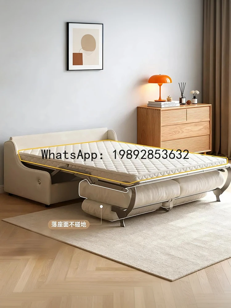 YFY Sofa Bed Living Room Folding Dual-use Integrated Sofa Bed with Mattress Multi-functional Study Room Fabric Flip