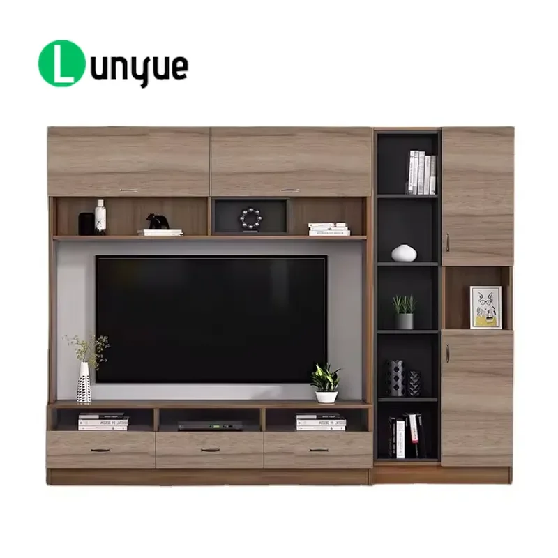 Modern Wooden TV Cabinet High Quality Living Room Furniture Storage Console Table Home Entertainment Center Decor