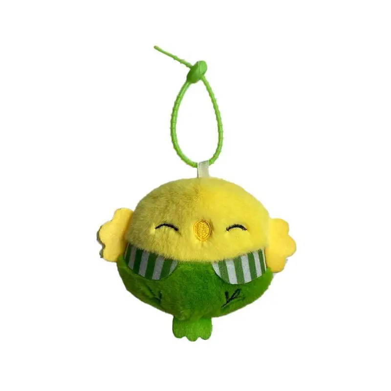 Cute Bird Plush Keychain Cartoon Stuffed Chick Doll Pendant Keyring Bag Hanging Ornament For Backpack Purse Decor Party Gift - view 4