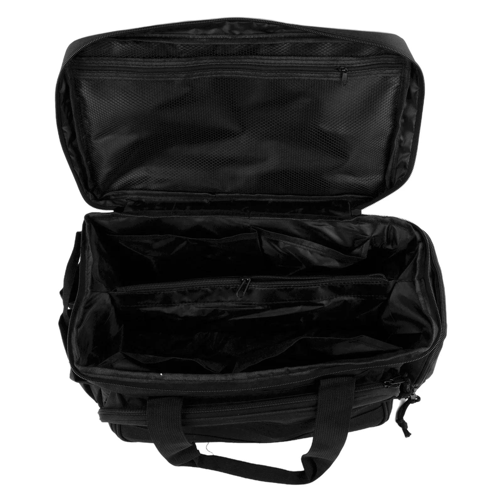 Black Khaki 14 Inch Tool Bag With Interior Pockets And Elastic Holders Multifunctional Work Bag For Construction And Repair