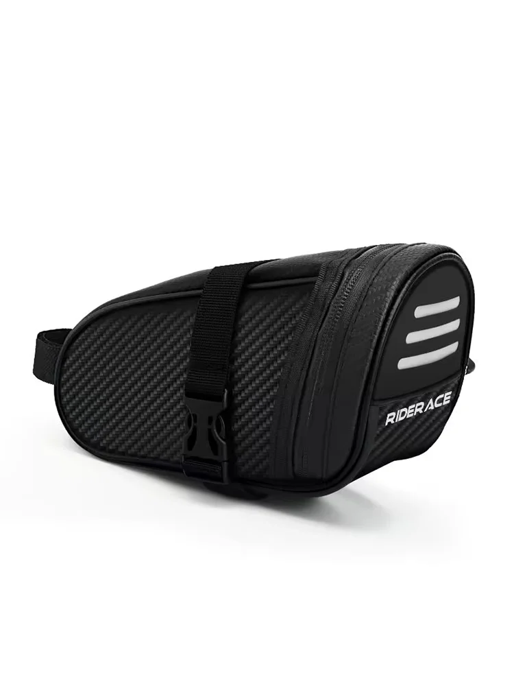 AliExpress riderace Bicycle Saddle Bag Bike Seat Tail Rear Tool Pouch Bag Small Waterproof Storage Black Reflective For MTB Road Bike