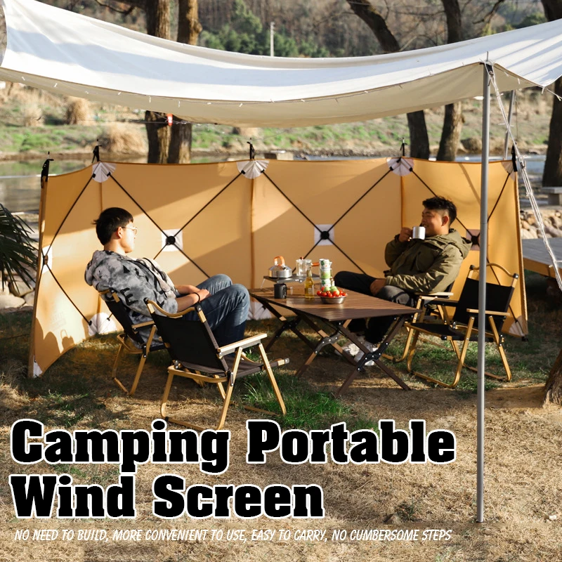 Folding Windproof Shield Family Beach Awning Outdoor Beach Tent folding canopy Wind Picnic Camping Windscreen Shelter ﻿