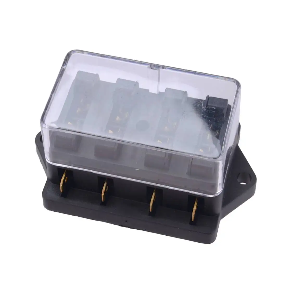 4-Way Car Truck Boat Fuse Box Holder Fit for ATO ATC 12V 24V