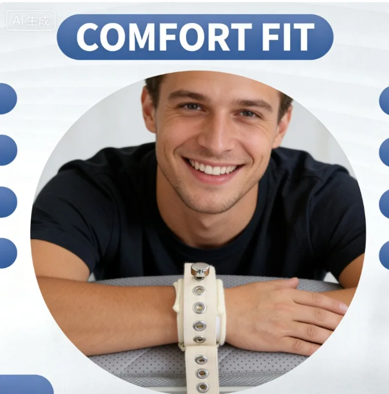Psychiatric Rehabilitation Limb Restraint Belt Bed Lock Type Wrist Ankle Magnetic Buckle Comfortable  Firm  Breathable