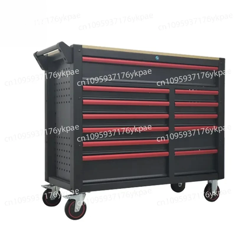Movable 12-pump tool car workshop hardware with drawers tool storage shelf maintenance auto repair tool box car