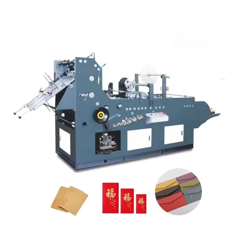 Full Automatic Paper Envelope Machine Envelope Maker Small Folder E-commerce C5 Kraft Envelope Gluing Making Machine