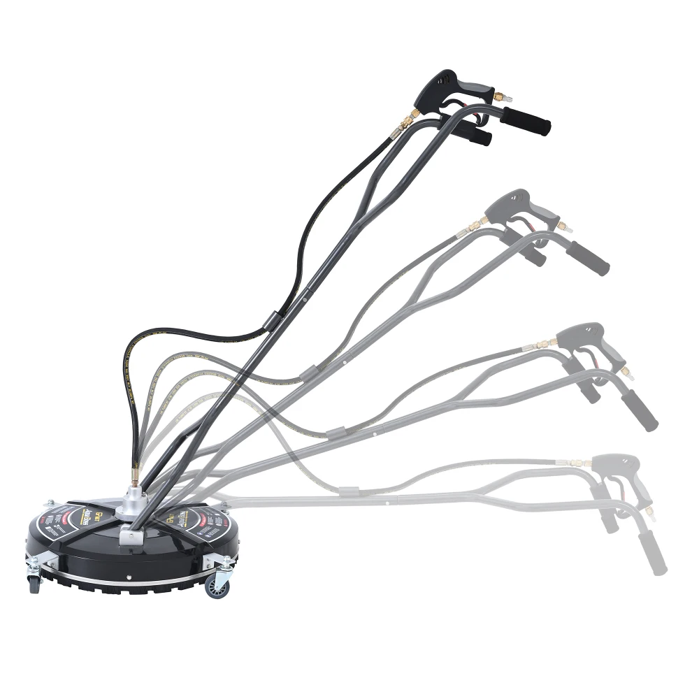 

Universal 22" Industrial Pressure Washer Surface Cleaner (Hot/Cold,3/8" QC,3450-4500PSI,Black)