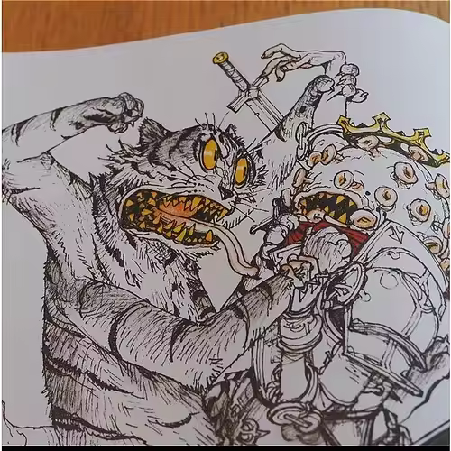Korean Artist Kim Jung Gi's Artbook 2022 Work Collection Manuscripts Drawing Copybook Human Figure Perspective Chinese Official - Image 4