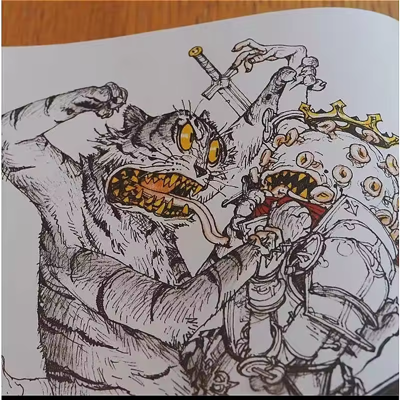 Korean Artist Kim Jung Gi's Artbook 2022 Work Collection Manuscripts Drawing Copybook Human Figure Perspective Chinese Official - Image 4