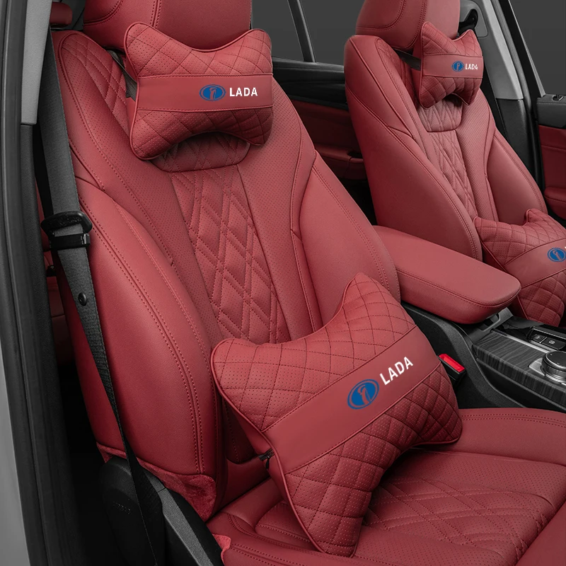 

Подушка для поддержки головы автомобильного сиденья, поясничная подушка, аксессуары для интерьера для Lada Niva Vesta Samara Granta Kalina Largus Priora