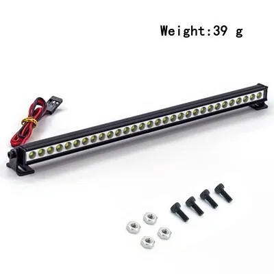 ไฟ LED บาร์สำหรับรถ RC Crawler รุ่น R96 - ไฟสปอตไลท์ติดหลังคาความสว่างสูงพิเศษ สำหรับ Axial SCX10, Traxxas TRX4/6, D90, อุปกรณ์เสริม Red Spider