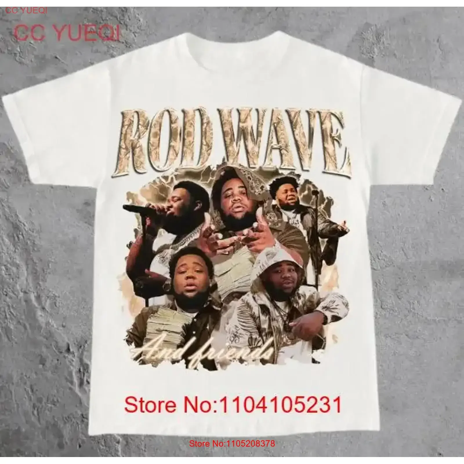 Rod Wave Last Lap Concert T Shirt vintage Washed Versatile Soft Stylish fashion Top For Everyday Wear Slightly streetwear