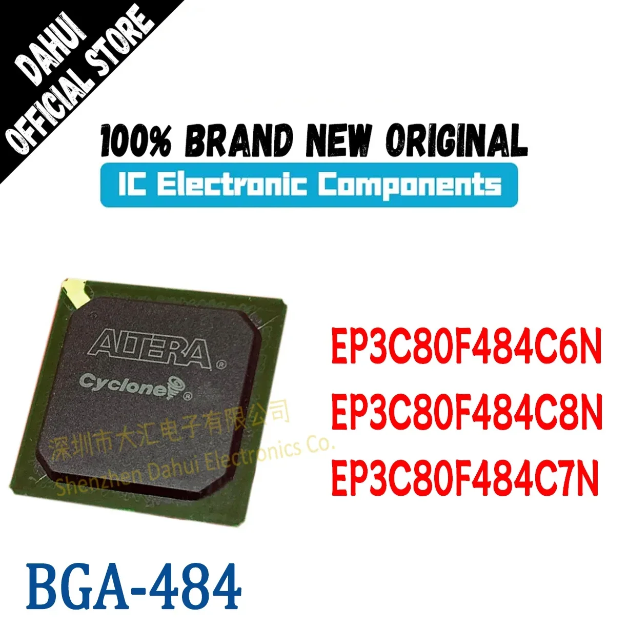 (1Piece) EP3C80F484C8N  EP3C80F484C7N  EP3C80F484C6N BGA484 New Original