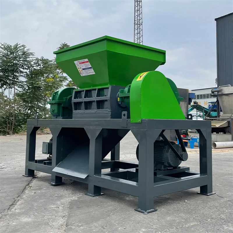 

Tyre Shredder Plant Waste Tire Recycling Metal Scrap Shredder Machine Heavy Duty Scrap Metal Plastic Crusher Shredder Machine