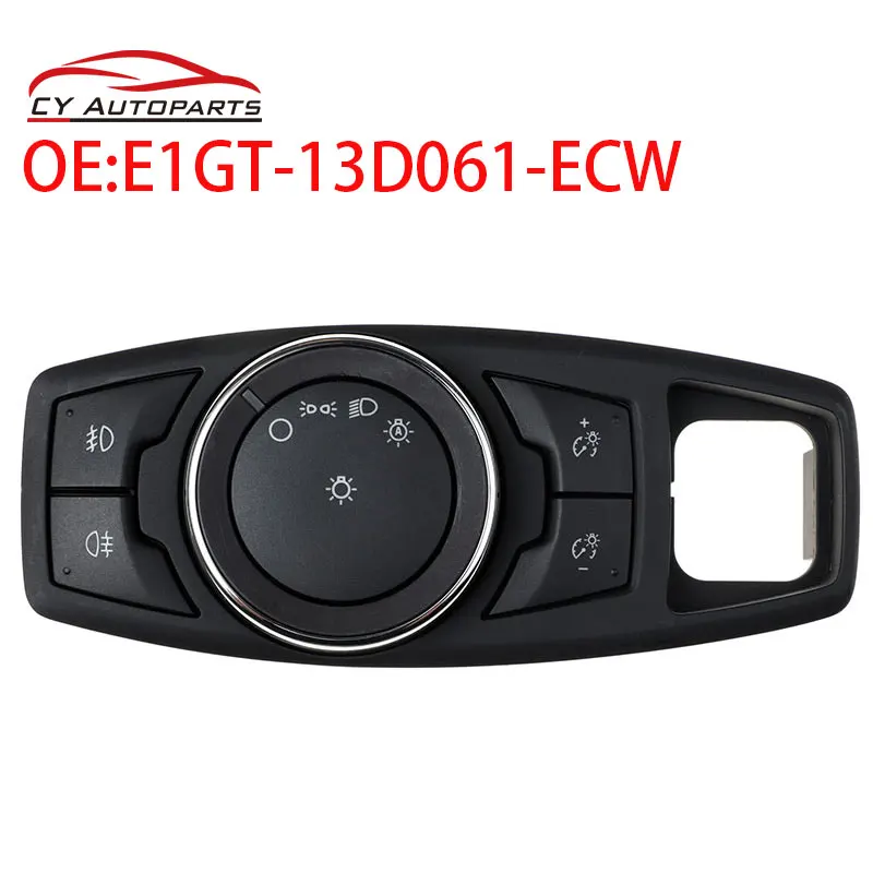 

New Car Headlight Switch Headlamp Fog Light Control Button For Ford E1GT-13D061-ECW E1GT13D061ECW