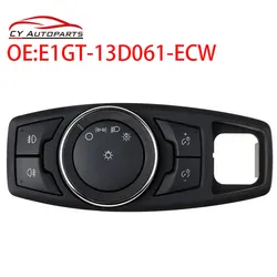 New Car Headlight Switch Headlamp Fog Light Control Button For Ford E1GT-13D061-ECW E1GT13D061ECW