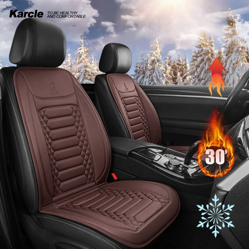 

Winter Heated Car Seat Cover 12V Heating Warmer Car Seat Cushion Universal Full Back Heating Seat Pad Protector Auto Accessories
