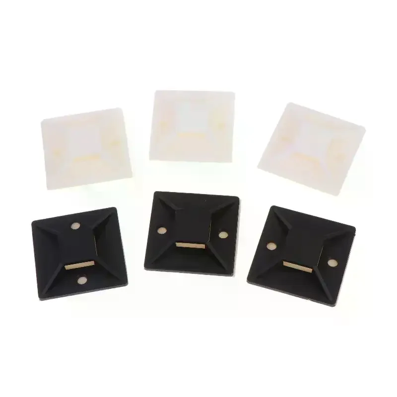 Self Adhesive Cable Organizer Holder 100Pcs Strong Sticky Wire Fixing Base for Home Office Travel Cord Sorting