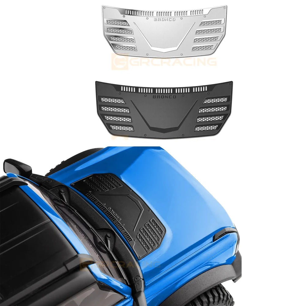 

GRC TRX4M Stainless Steel Decorative Sheet F# for TRX4m Bronco Hood Bonnet Upgrade Option Parts #G179FS/B