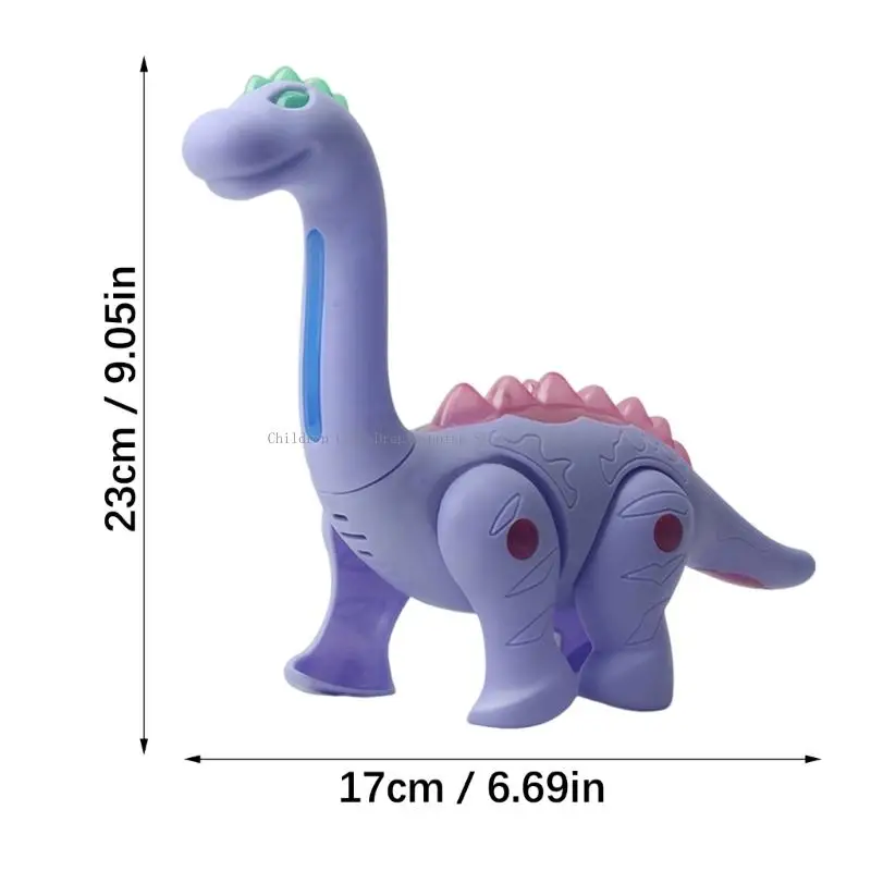 Giocattolo robot dinosauro elettrico con movimento robotico effetti musicali dinamici Animale giocattolo per l'apprendimento