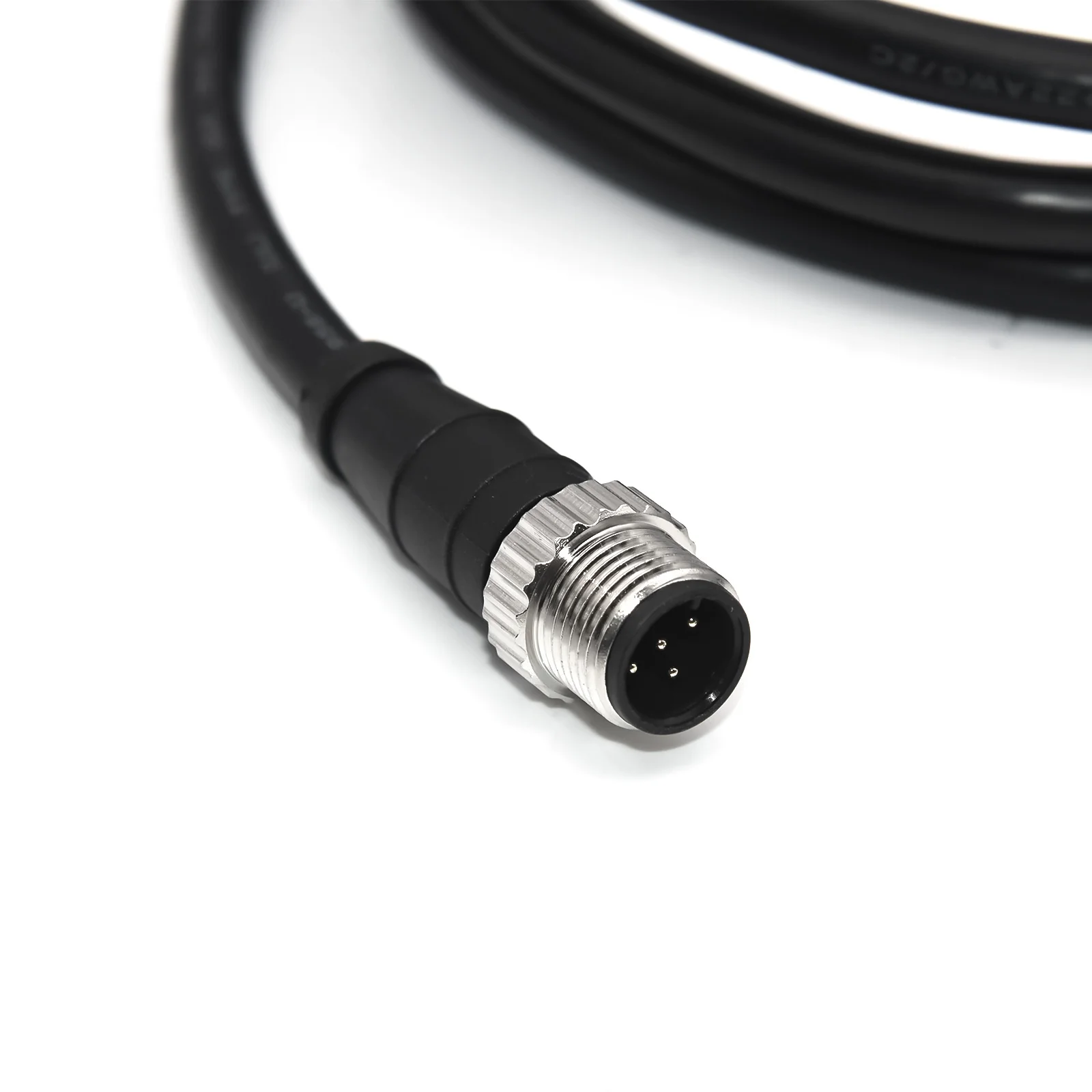 NMEA 2000 Cable M12-5 Core Female Straight Head To Male Straight Sockets Wire Metal Casing of 0.5~4 Metres Long Double Wire