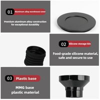 Coffee Beans Grinder Single Dose Hopper/Bellows Coffee Grinder Bean Bin Blowing Cleaning Tools For Eureka Migno Parts