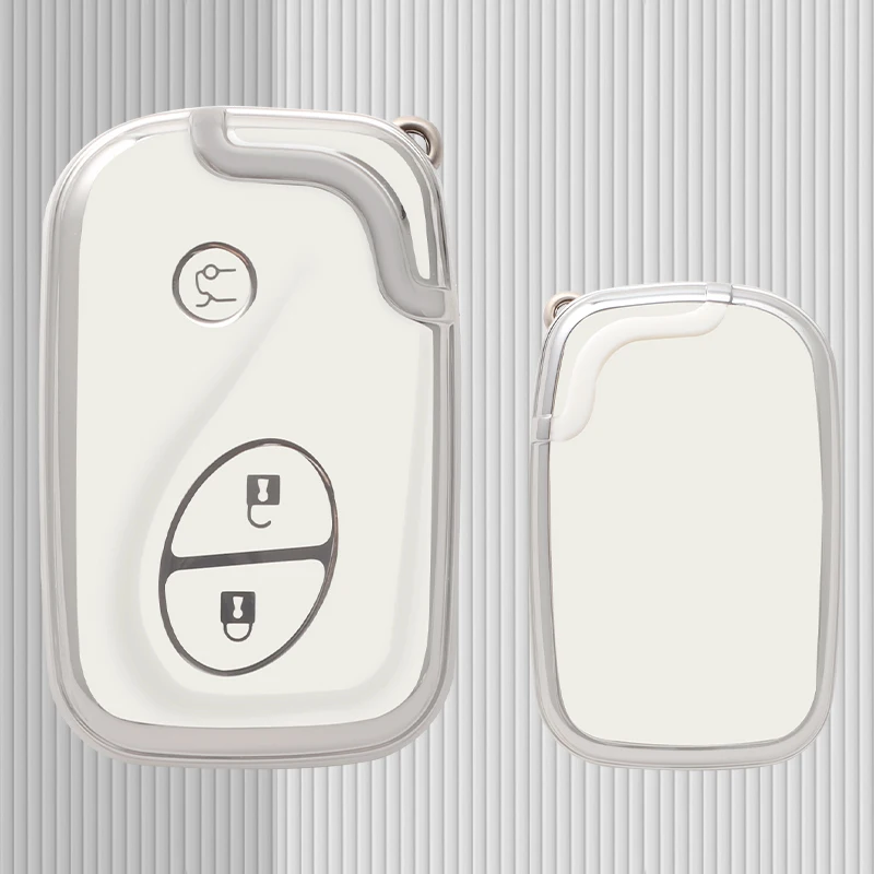 For Lexus CT200H GX400 GX460 IS250 IS300C RX270 ES240 ES350 LS460 GS300 450h 460h Soft TPU Car Remote Key Case Cover Shell Fob